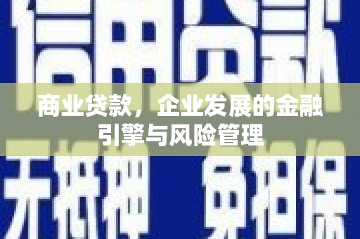 洪洞商业贷款，企业发展的金融引擎与风险管理