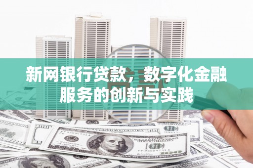 洪洞新网银行贷款，数字化金融服务的创新与实践