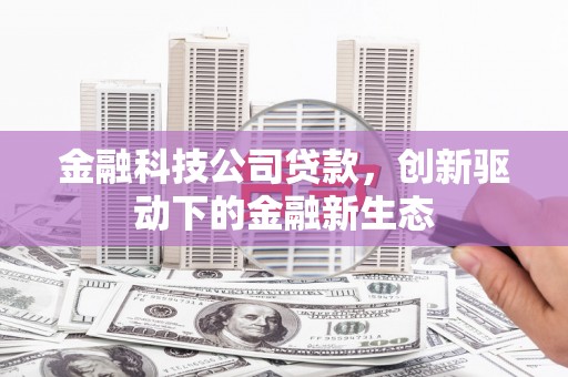 洪洞金融科技公司贷款，创新驱动下的金融新生态