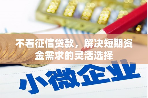 洪洞不看征信贷款，解决短期资金需求的灵活选择
