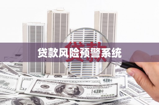 洪洞贷款风险预警系统