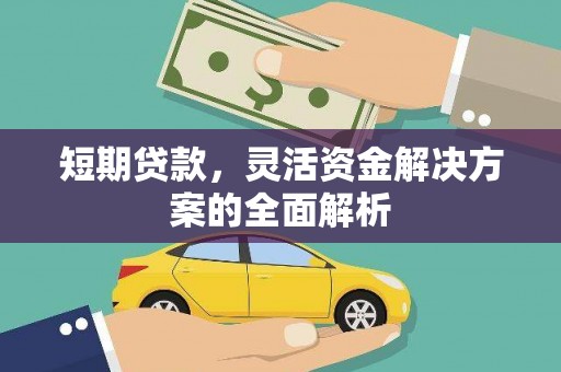 洪洞短期贷款，灵活资金解决方案的全面解析