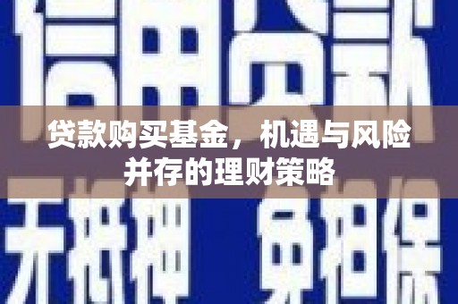 洪洞贷款购买基金，机遇与风险并存的理财策略