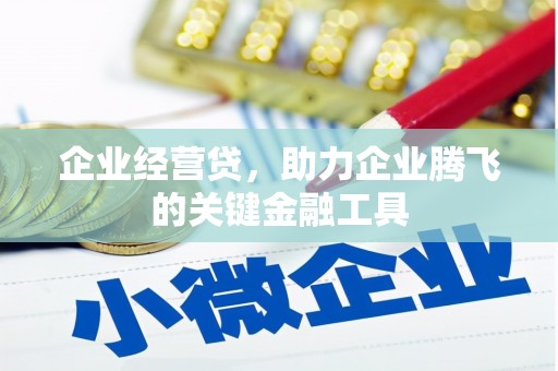洪洞企业经营贷，助力企业腾飞的关键金融工具