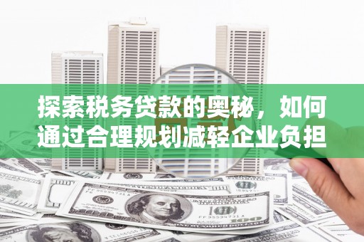 洪洞探索税务贷款的奥秘，如何通过合理规划减轻企业负担