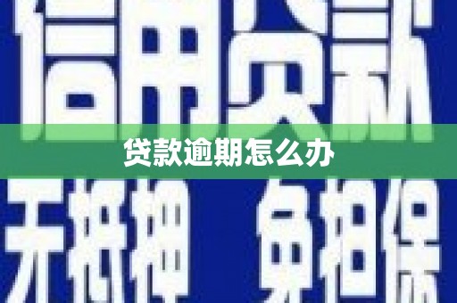 洪洞贷款逾期怎么办