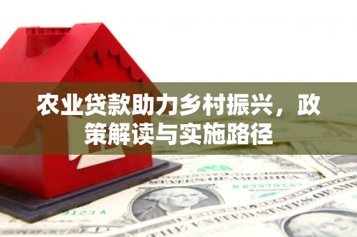 洪洞农业贷款助力乡村振兴，政策解读与实施路径