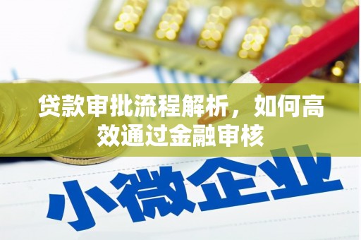 洪洞贷款审批流程解析，如何高效通过金融审核