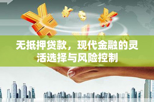 洪洞无抵押贷款，现代金融的灵活选择与风险控制