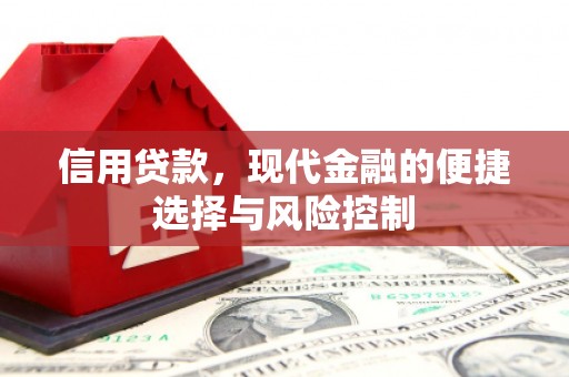 洪洞信用贷款，现代金融的便捷选择与风险控制