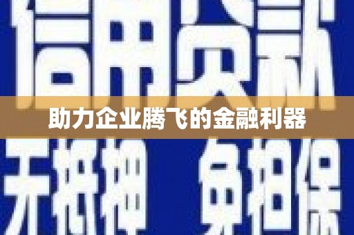 洪洞助力企业腾飞的金融利器