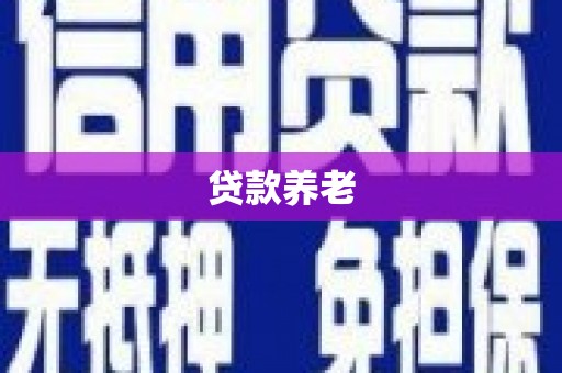 洪洞贷款养老