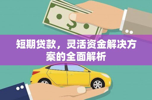 洪洞短期贷款，灵活资金解决方案的全面解析