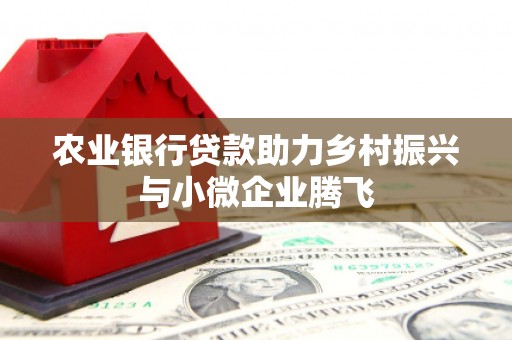 洪洞农业银行贷款助力乡村振兴与小微企业腾飞
