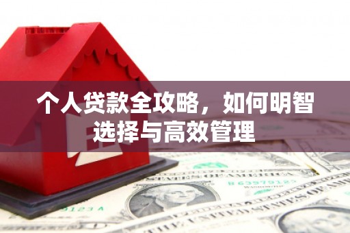 洪洞个人贷款全攻略，如何明智选择与高效管理
