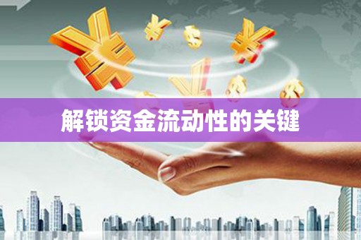 洪洞解锁资金流动性的关键