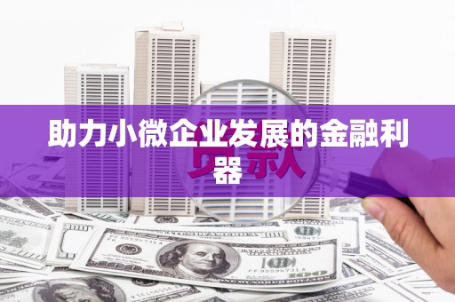洪洞助力小微企业发展的金融利器