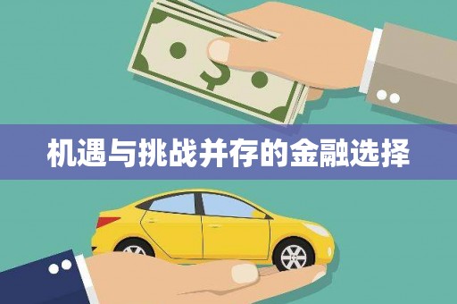 洪洞机遇与挑战并存的金融选择