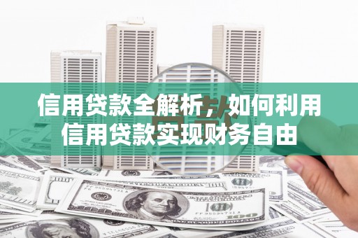 洪洞信用贷款全解析，如何利用信用贷款实现财务自由