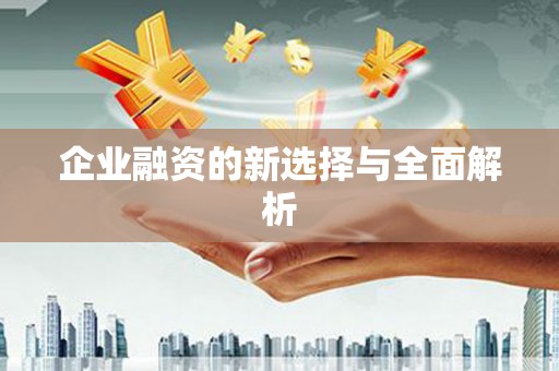 洪洞企业融资的新选择与全面解析